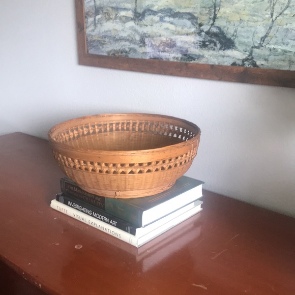 Large vintage boho basket - Picture 5 of 6